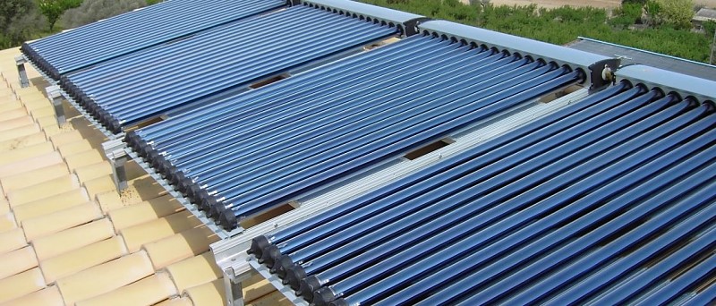 tipos paneles solares térmicos