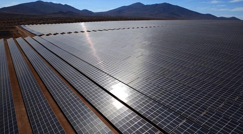 Potencia mundial instalada en paneles solares
