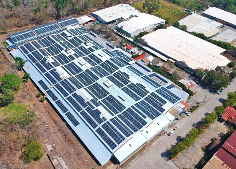 Proyectos de energía solar industriales